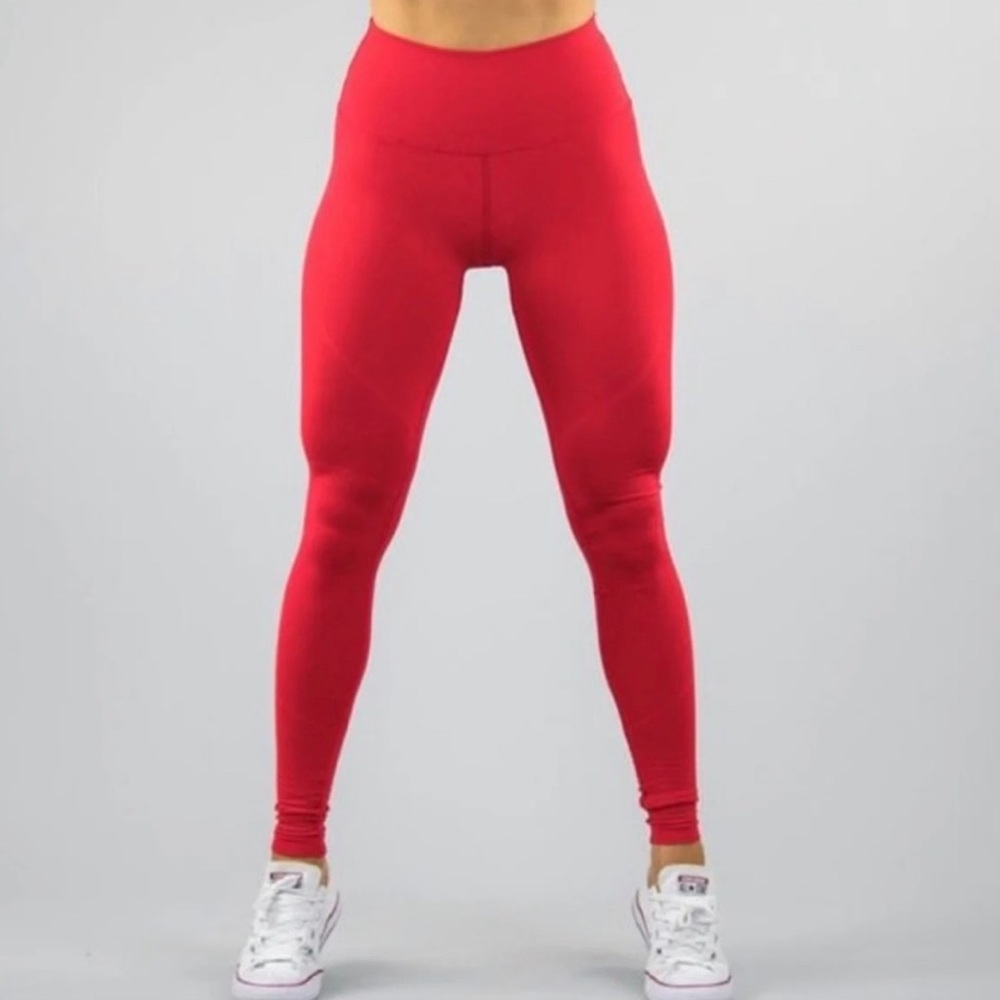 ALPHALETE OG REVIVAL Leggings in Formula Red | Size XS